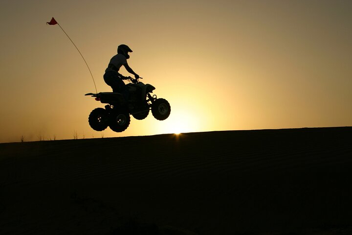 Morning Desert Safari plus Quad Bike, Sandboard and Camel ride - Image 4