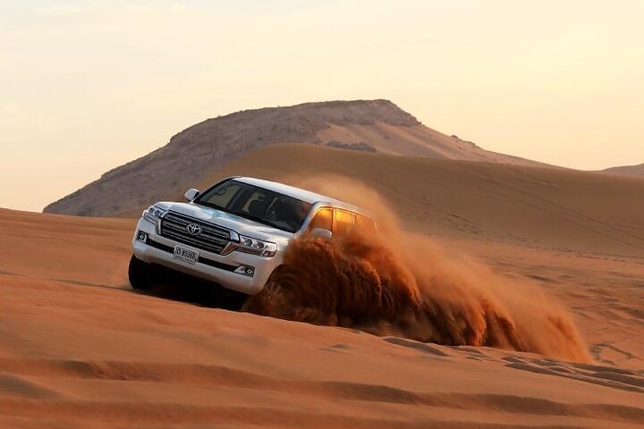 Morning Desert Safari Tour, Sand Boarding, camel riding on red Dunes  - Image 1