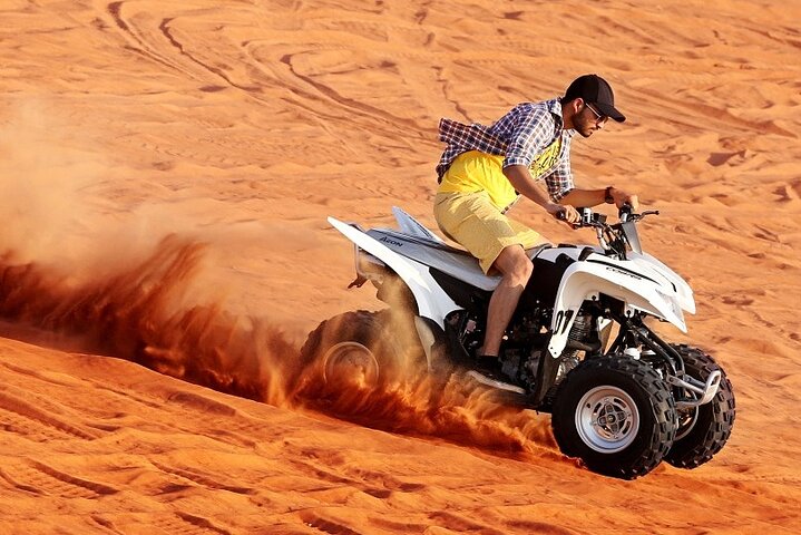 Morning Desert Safari with Camel Ride and Quad Bike - Image 1