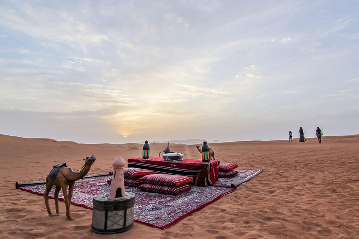Morning Dubai Desert Safari with Camel Ride & Sand boarding - Image 4