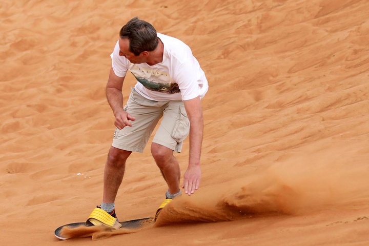 Morning Dubai Quad Bike with Sand boarding and Camel ride  - Image 3