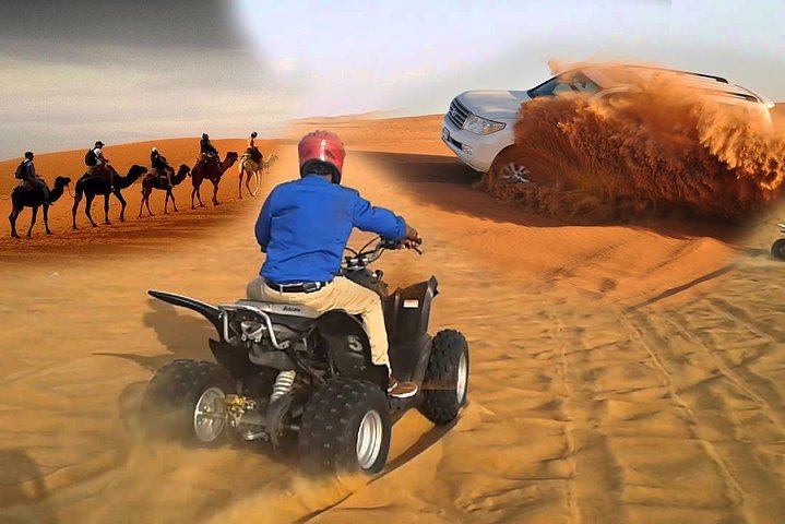Morning Dune drive Camel Ride Sand Ski Quid Bike  - Image 1