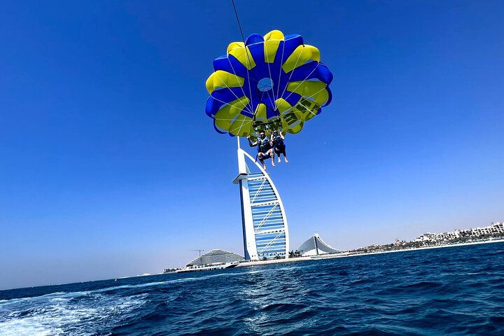 Parasailing in Dubai - Burj Al Arab View - Image 1