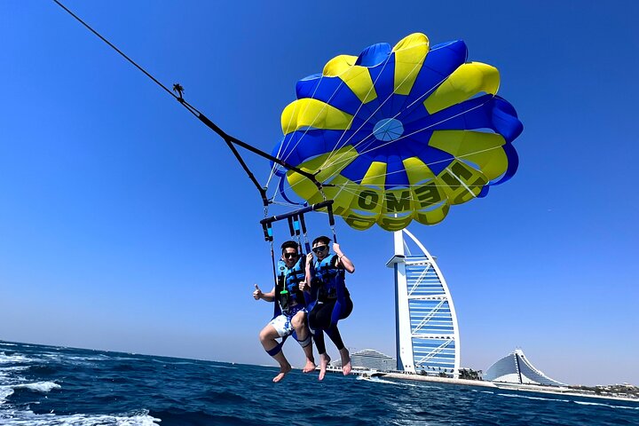 Parasailing in Dubai - Burj Al Arab View - Image 3