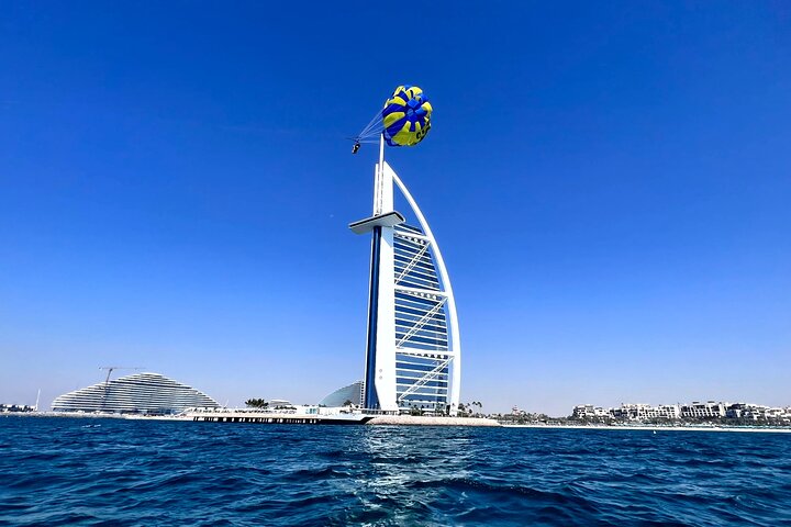 Parasailing in Dubai - Burj Al Arab View - Image 2