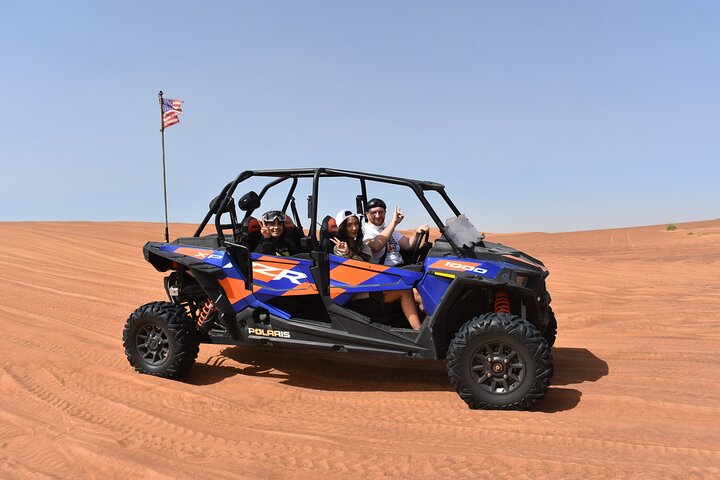 Polaris RZR 1000cc self drive 4 seats Camel Ride and Sandboarding - Image 1