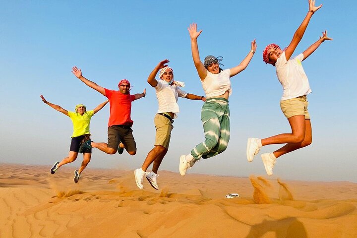 Premium Desert Safari Dubai tour package, BBQ Dinner, Sandboarding, Camel ride - Image 2