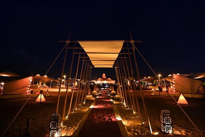 Premium Desert Safari, Live BBQ Dinner, Sandboarding & Camel Ride (Private car) - Image 1