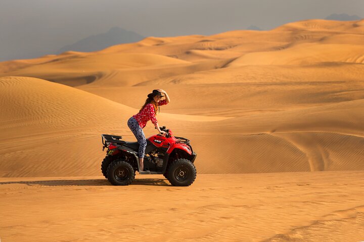 Premium Dubai Red Dunes with quadbike, camel ride and VIP Dinner - Image 2