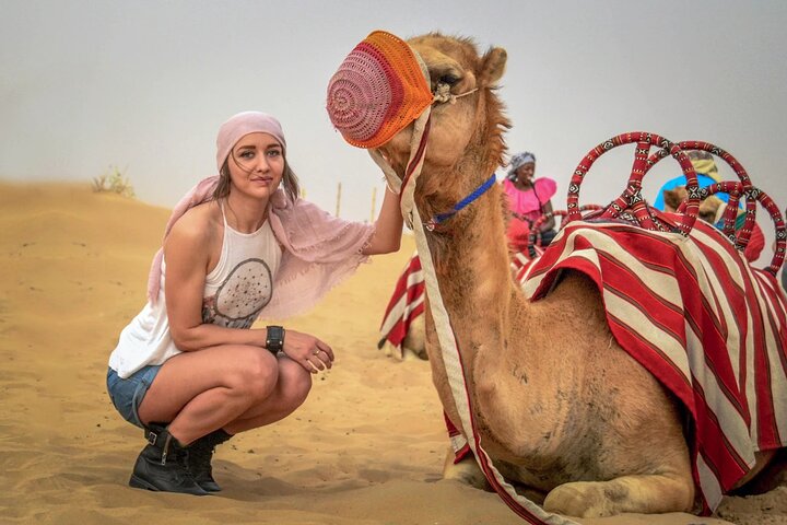 Premium Private Desert Safari by 4x4 Vehicle with BBQ Dinner - Image 1