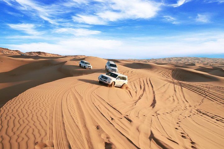 Premium Red Dune Safari with Camel Ride & BBQ Dinner in Bedouin Camp - Image 4
