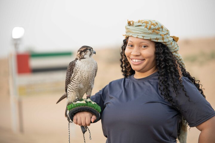 Premium Red Dunes Bashing with Quad Bike, Camel, Falcon &VIP Camp - Image 5