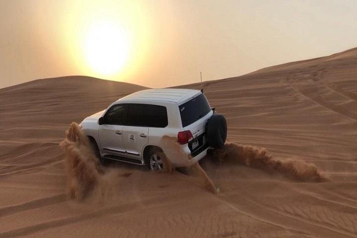 Premium Sundowner Red Dunes & Camel Safari with BBQ Dinner - Image 1
