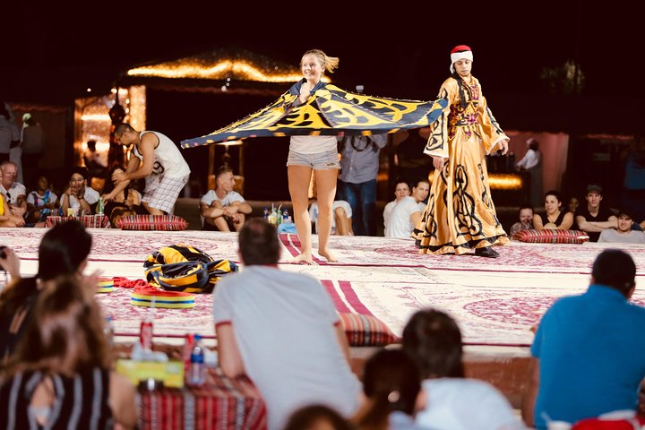 Private Abu Dhabi Desert Safari From Dubai with Hot BBQ Dinner  - Image 4