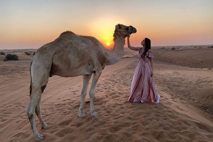 Private Desert Excursion with camel ride Sandboard & BBQ Dinner - Image 5