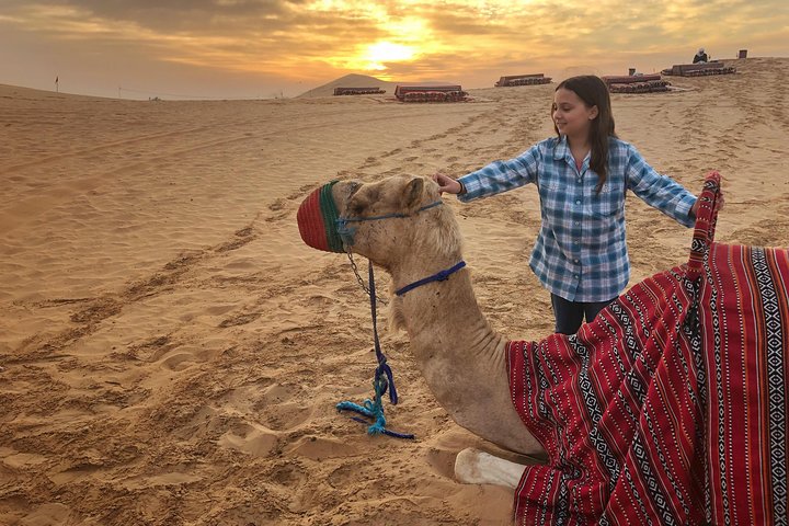 Private Desert Safari With Sand Boarding Quad bike and Camel Ride BBQ Dinner - Image 2
