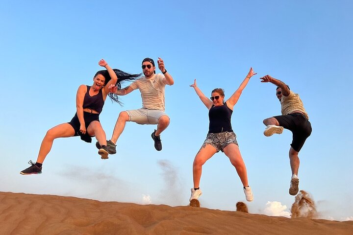 Private Evening Desert Safari with BBQ Dinner, Camel Ride And Sand Boarding  - Image 2