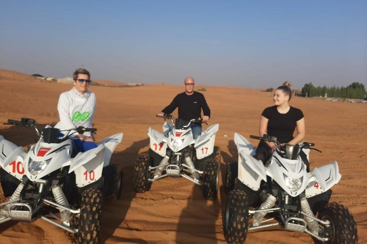 Private Morning Desert Safari with Quad bike and Camel ride - Image 4