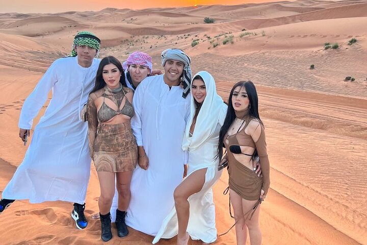 Private Red Sand Desert Safari with Camel Ride And Sand Boarding  - Image 1