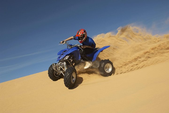  Quad Bike Ride and Evening Desert Safari wd BBQ Dinner, Camel Ride, Live Shows  - Image 1