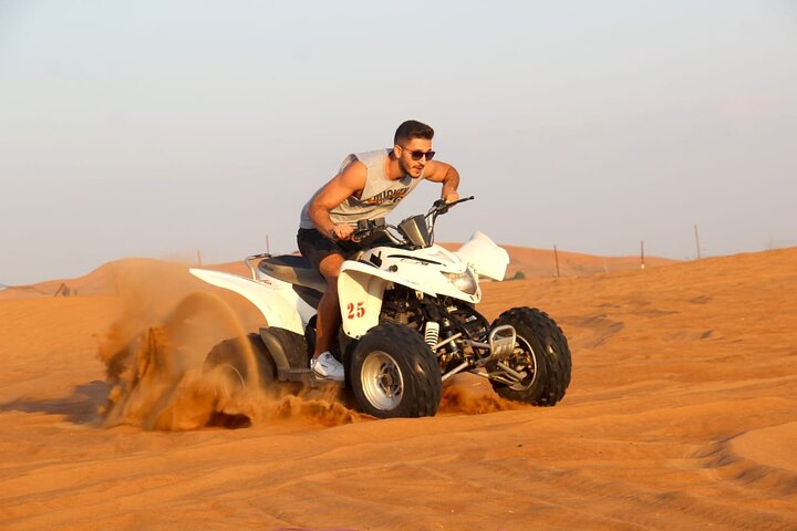 Red Dune Bashing with Quad Bike Sandboard Camel Ride & BBQ Dinner - Image 1