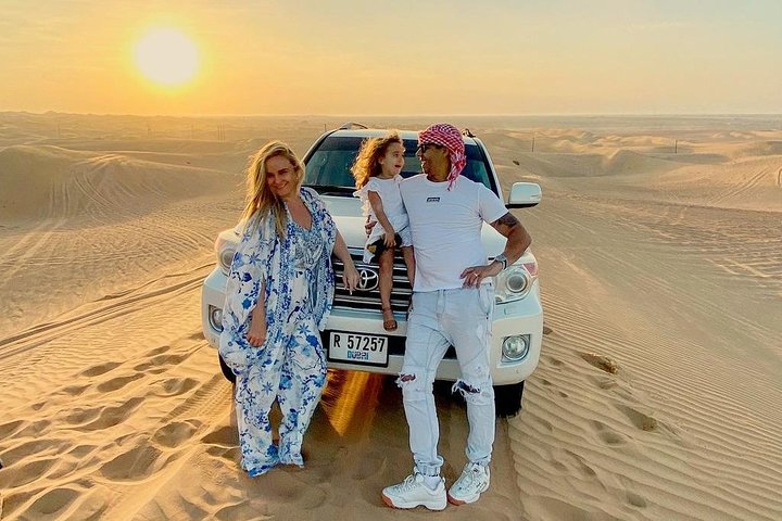 Red Dune Desert Safari with BBQ Dinner, Sand Boarding Dance Shows - Image 2