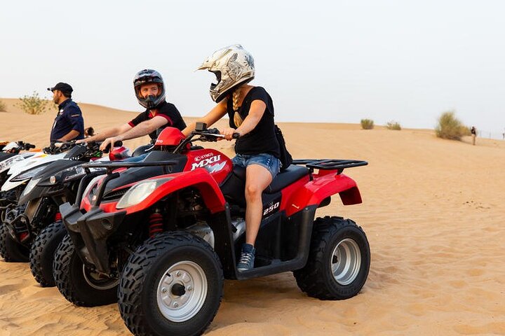 Red Dune Desert Safari with Dinner Quad Bike and Camel Ride - Image 5