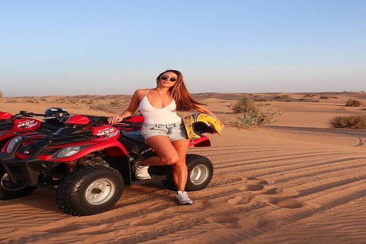 Red Dune Desert Safari with Dinner Quad Bike and Camel Ride - Image 2