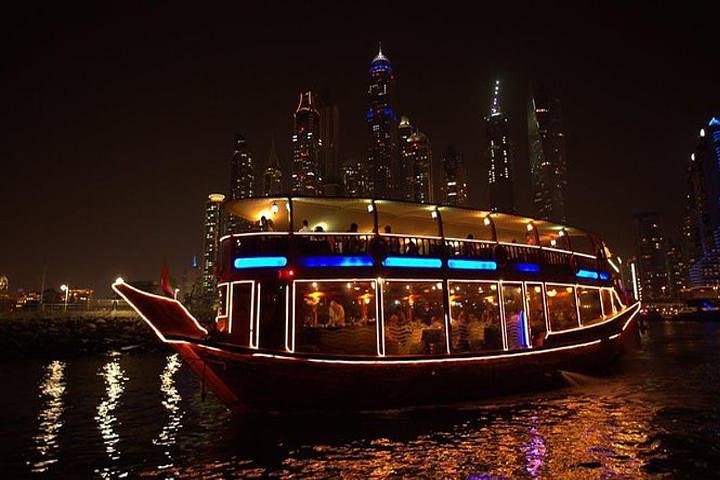 Romantic Dhow Cruise Dinner Dubai Marina - Image 1