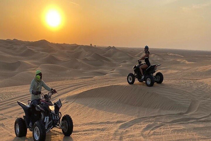 Sunset Quad Bike Safari With Camel Trek, Live Shows and Dinner - Image 3