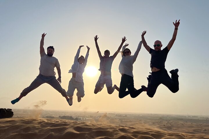 Sunset Safari with BBQ Dune Drive Camel Ride & Dune Buggy option - Image 1