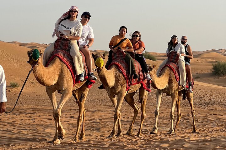 Sunset Safari with BBQ Dune Drive Camel Ride & Dune Buggy option - Image 4