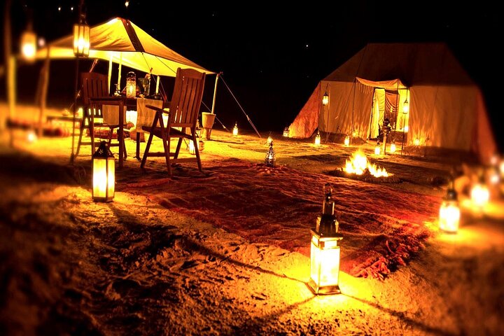 Thrilling Desert Safari Dubai Adventure with Sand Boarding and Barbecue Dinner - Image 1