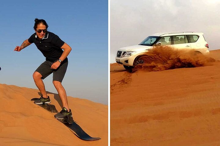 Thrilling Desert Safari Dubai, Sand surf, Optional Camp Dinner - Image 1