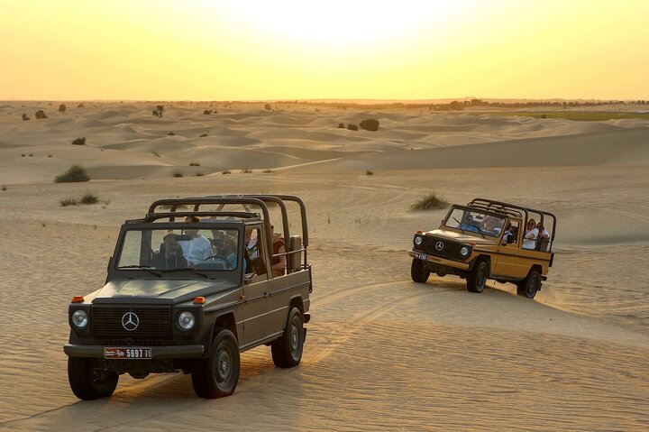 Vintage G Class Morning Heritage Safari in Al Marmoom Oasis Dubai - Image 1