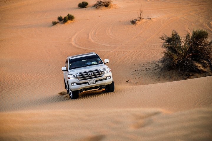 VIP Evening Desert Safari, Camel Ride, Dune Bashing, Sand Boarding, Exclusive - Image 1