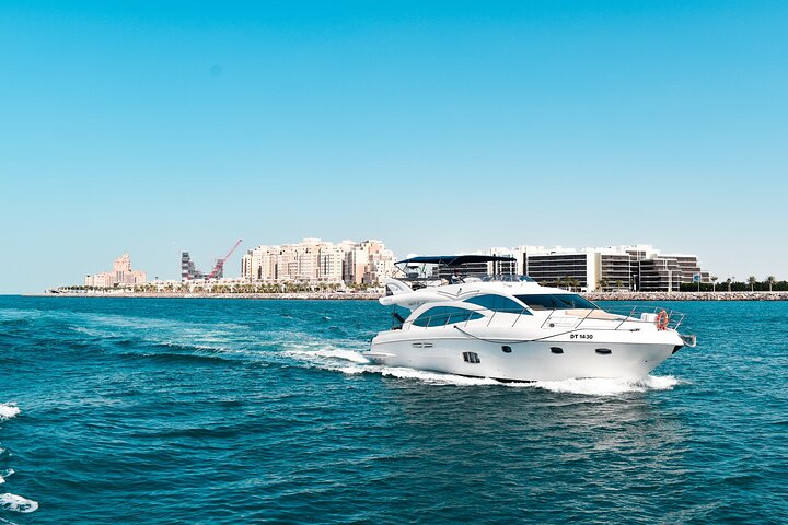 Yacht Trip Dubai : Book 56 ft Premium Yacht up to 21 people - Image 1