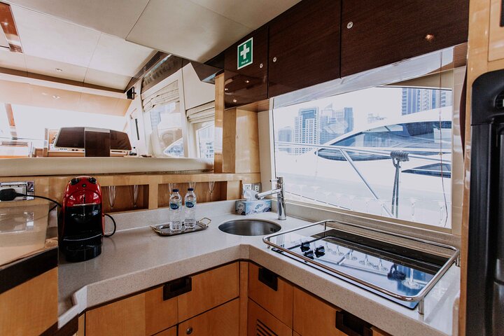Yacht Trip Dubai : Book 56 ft Premium Yacht up to 21 people - Image 5