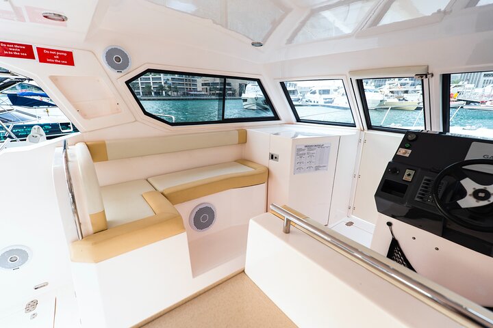 Yachting in Dubai: Book 36 ft Yacht Charter up to 10 people - Image 3