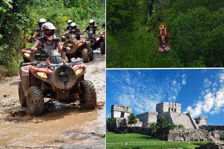 Tulum Adventure (archeological zone-Atv-ziplines-cenote-lunch-drinks-rappel) - Image 2