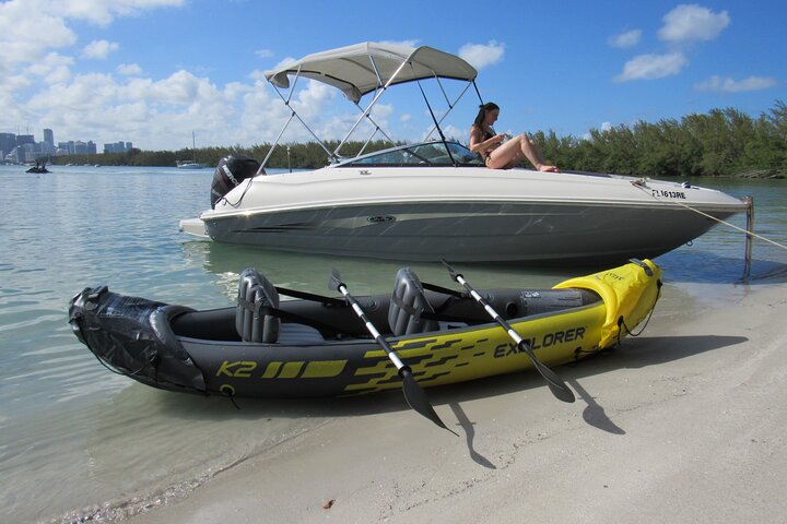 Private Kayak, Snorkeling and Fort Lauderdale boat tour - Image 1