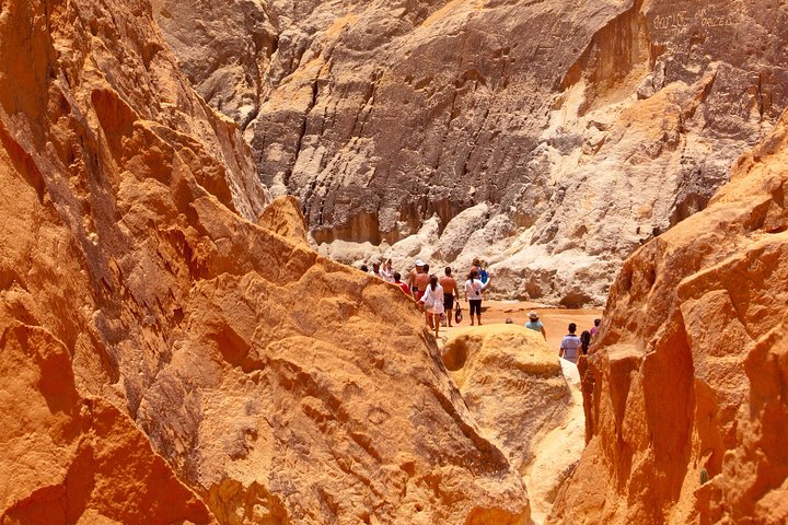 The colorful sands of Morro Branco beach - Full Day Tour - Image 4