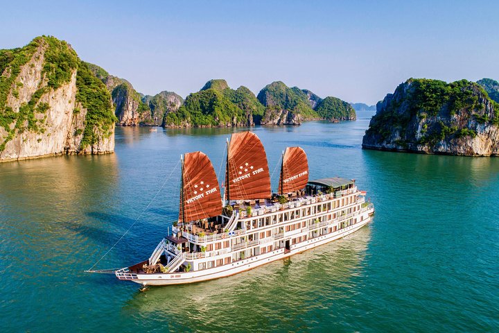 2 days Halong Bay and Bai Tu Long Bay - Overnight Victory Star Cruise 5* - Image 1