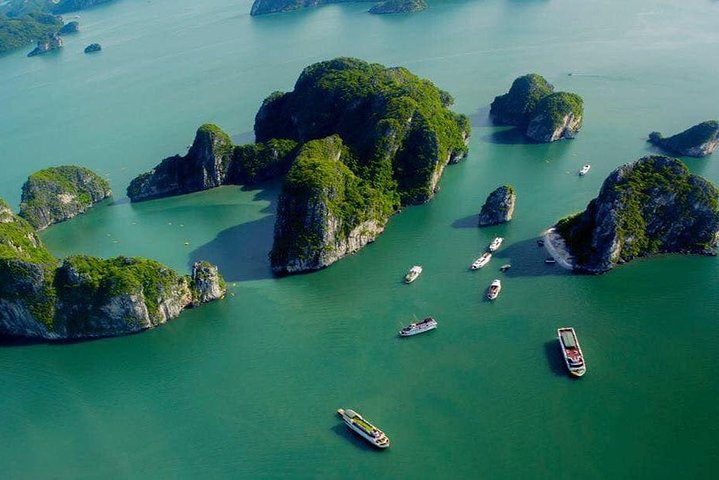 All-Inclusive: Halong Bay Full Day Trip with Ti Top Island, Surprising Cave - Image 1