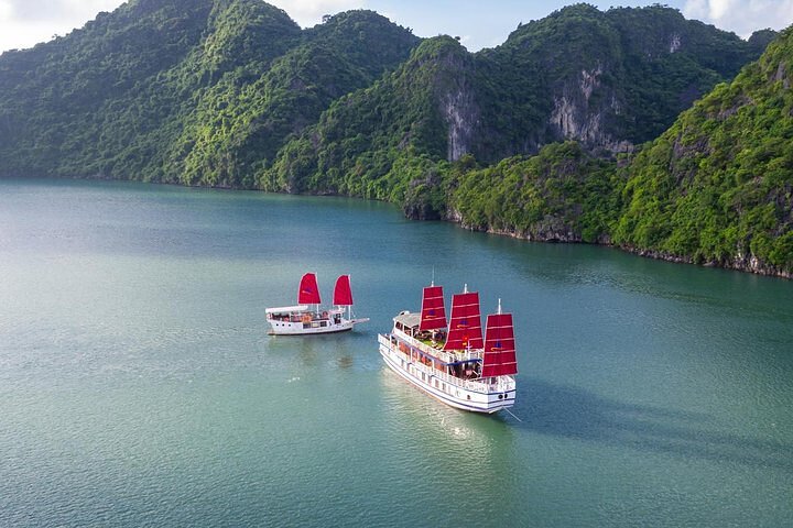 Amazing Sails 5* Luxury 1 Day Tour Halong Bay with 2 way transfer - Image 1