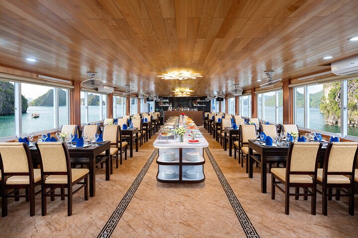 BEST SELLER - Halong 5 Star Day Cruise: Buffet Lunch, Wine& Fruit - Image 2
