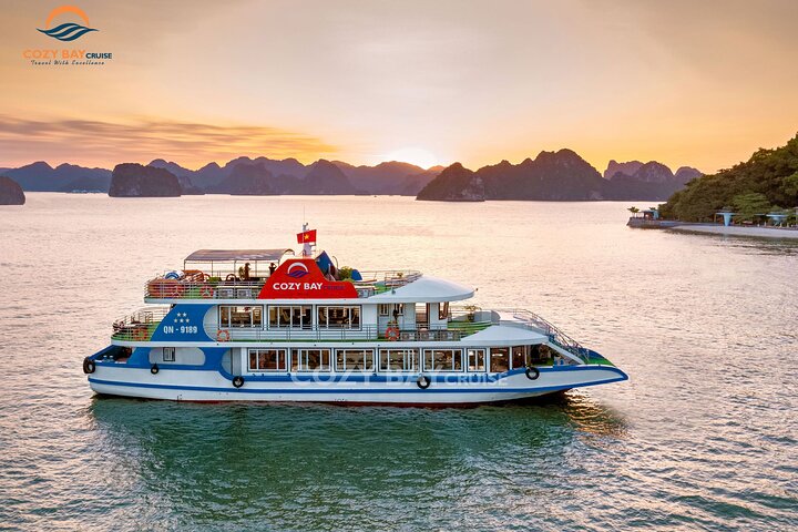 Cozy Bay Premium 5 Star Halong Day Trip,Buffet Lunch,Limousine Bus By Expressway - Image 1