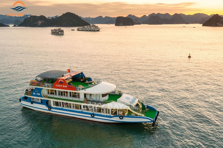 Cozy Bay Premium 5 Star Halong Day Trip,Buffet Lunch,Limousine Bus By Expressway - Image 3