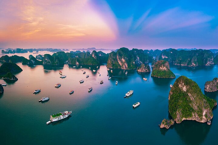 Full Day Guided Tour in Ha long Bay  - Image 1