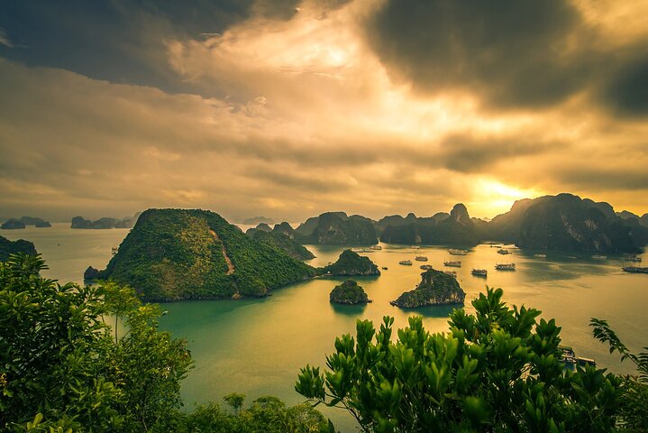  Ha Long Bay Cruise Day Tour-Cave, Kayaking,Ti top island & Lunch - Image 1
